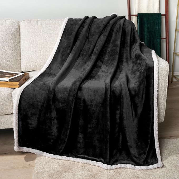 PAVILIA Sherpa Fleece Throw Blanket - Image 2