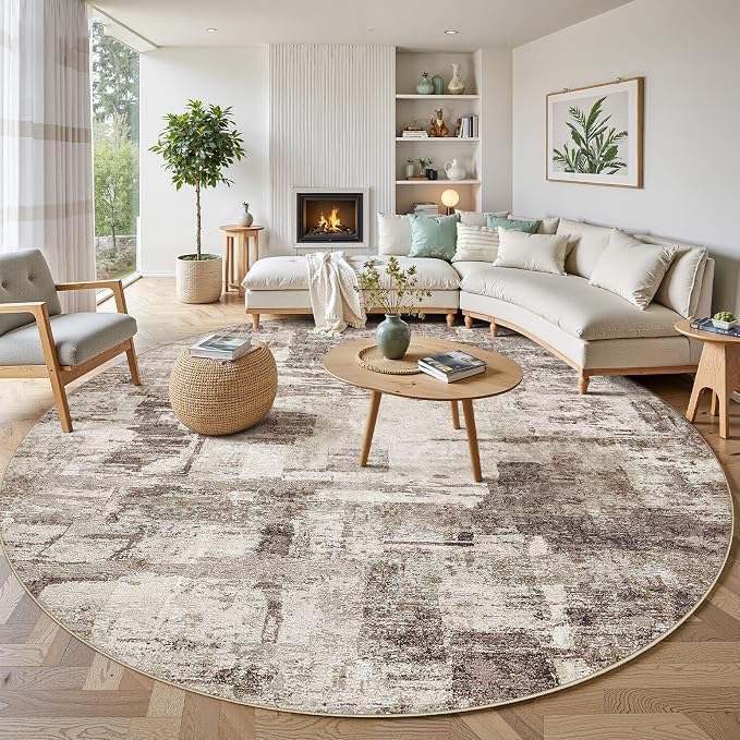 Abstract Living Room Rug 9x9 - Image 7