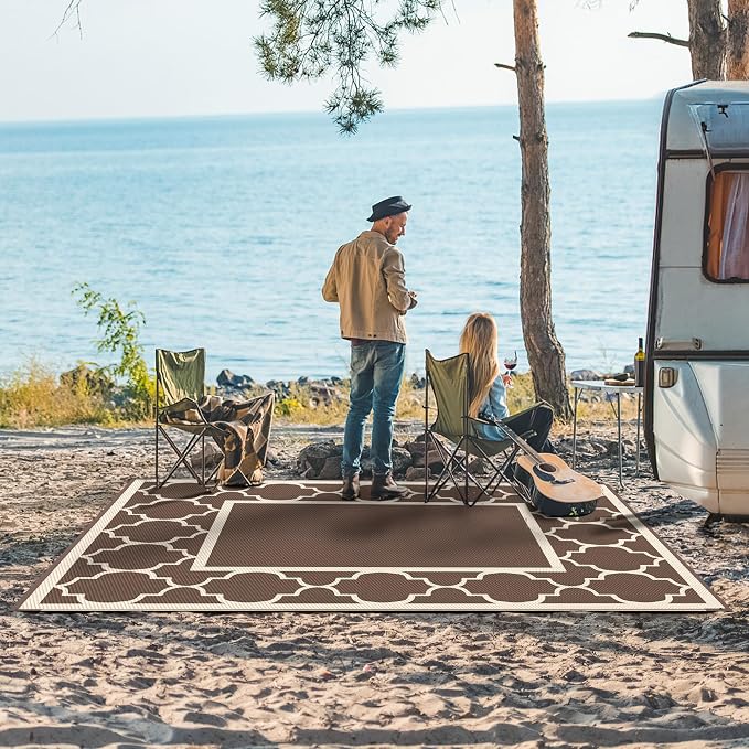 GENIMO 5' x 8' Outdoor Rug Waterproof - Image 4