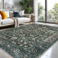 KUTA Vintage 8x10 Area Rugs for Living Room, Washable Large Rug for Bedroom 8ft by KUTA