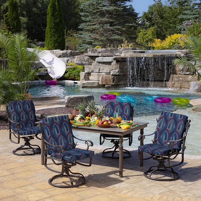 Arden Outdoor Dining Chair Cushion, 20 in x 20 in, Patio Cushion - Image 3