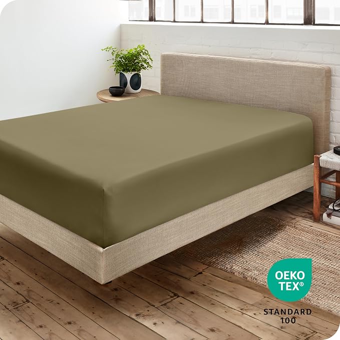 Bare Home Fitted Bottom Sheet King Size - Image 4
