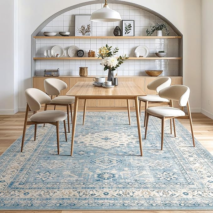 Vintage Living Room Area Rug 6x9 - Image 8