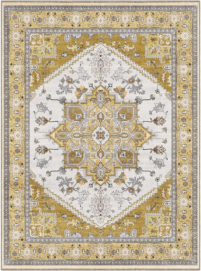 OPPODREAM Thin Area Rugs 9x12 Living Room, Washable Rugs 9x12 - Image 9