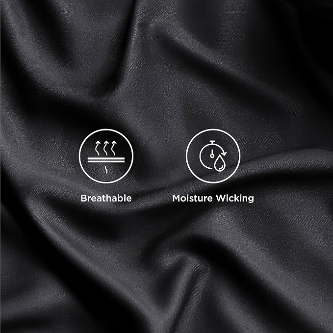 Bedsure Cooling Sheets Twin XL, Rayon Derived from Bamboo, Breathable & Soft - Image 4