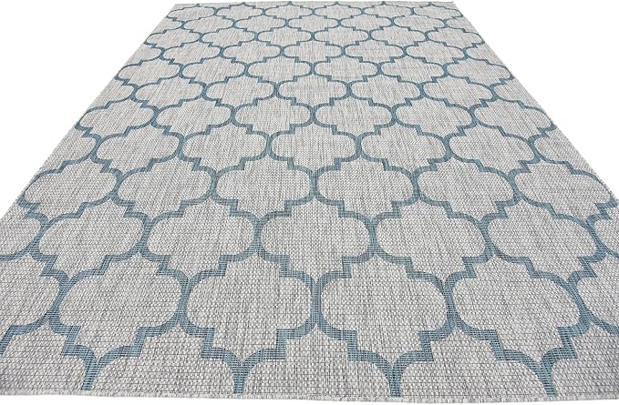 Unique Loom Outdoor Trellis Collection Area Rug - Image 6