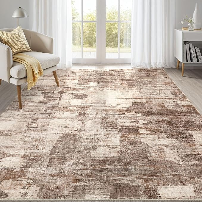 Abstract Living Room Rug 5x7 by kakania