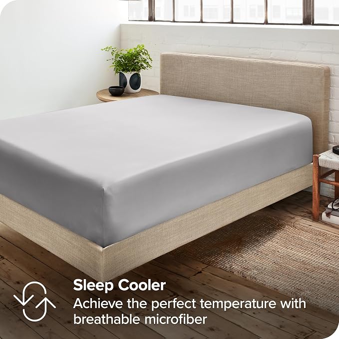 Bare Home 5-Pack Fitted Bottom Ultra-Soft Sheets Queen - Image 6