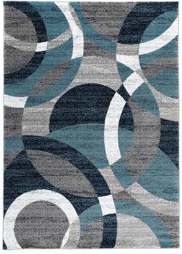 Rugshop Contemporary Abstract Circles Perfect - Image 3