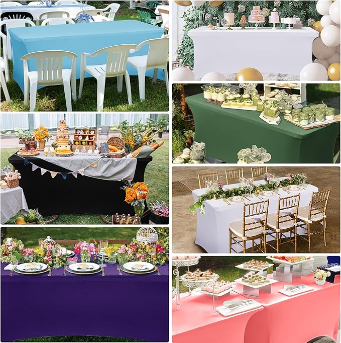 Obstal 4Ft Stretch Spandex Table Cover - Image 6