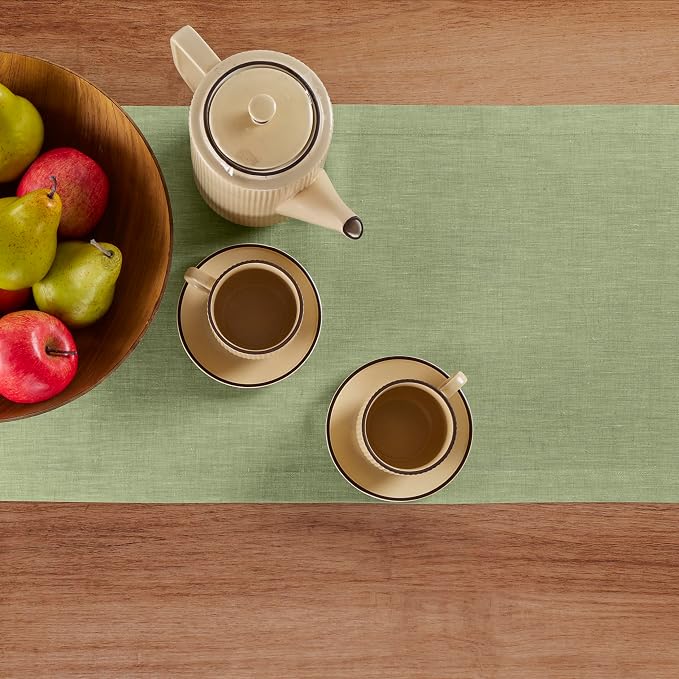 Solino Home Linen Table Runner 120 Inches Long - Image 3