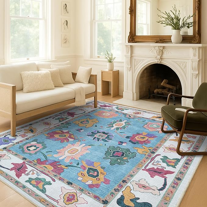 Fame Living Colorful Oushak Rug, Extra Large Area Rugs by FameLiving%7COushakRugs