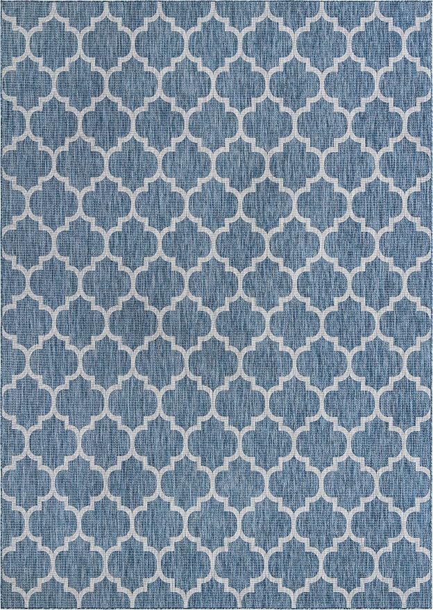 Unique Loom Outdoor Trellis Collection Area Rug - Image 3