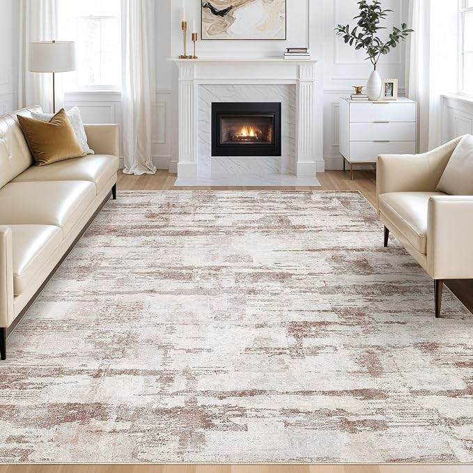 Abstract Living Room Rug 8x10 by kakania