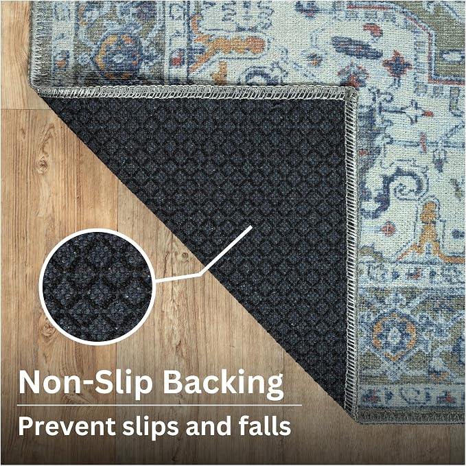 Bloom Rugs Washable Non-Slip 4' x 6' Rug - Image 8