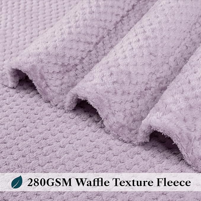 PAVILIA Lavender Purple Throw Blanket - Image 4