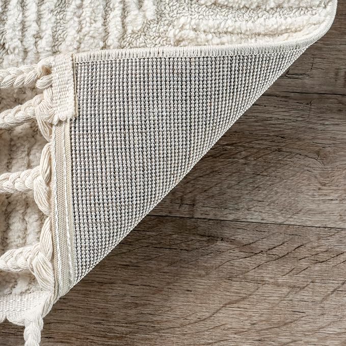 nuLOOM Kerry Cream, Soft and Cozy, High Traffic, Stain Resistant, Easy Clean - Image 7