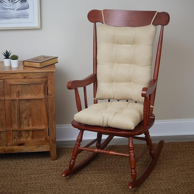 Klear Vu Omega Non-Slip Rocking Chair Cushion, Assembled in USA, Thick Tufted - Image 5