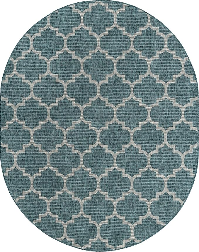 Unique Loom Outdoor Trellis Collection Area Rug - Image 3
