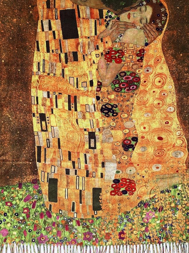 VENVSBEE Reversible Scarf Soft Large Shawl Wrap Blanket Double Sided Art Print - Image 4