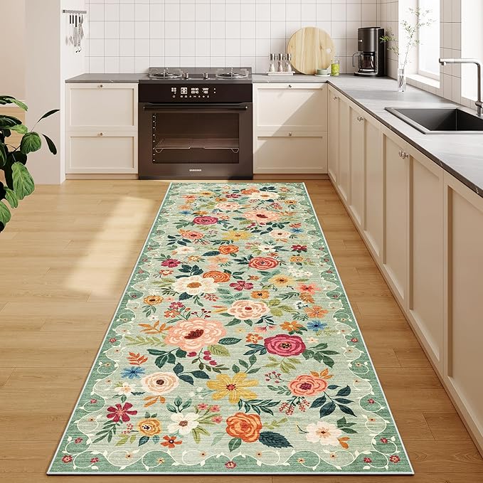 DUKINO 2.6x8 Kitchen Runner Rug by DUKINO