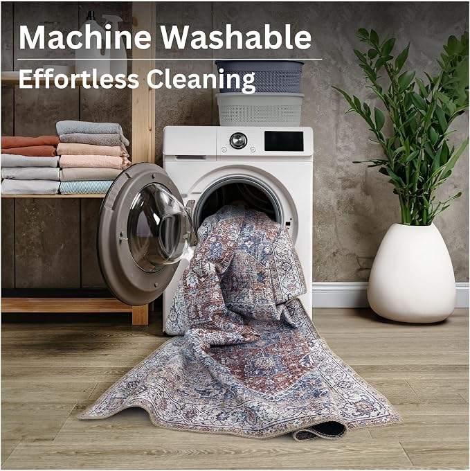 Bloom Rugs Washable Non-Slip 9' x 12' Rug - Image 9