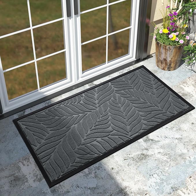 Yimobra 47x24 Large Door Mat Outdoor Indoor, All-Season Waterproof Door Mat by Yimobra