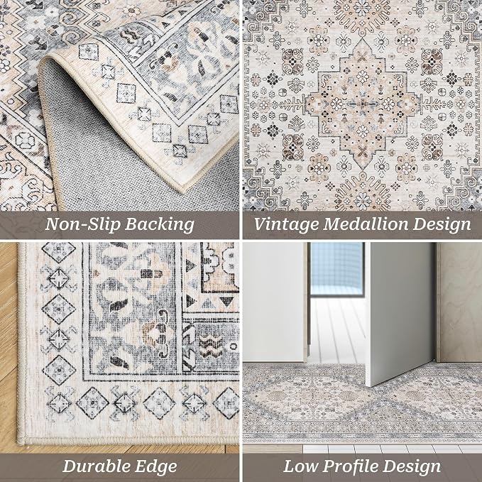 zesthome Washable Runner Rug 2.5x12 - Image 3
