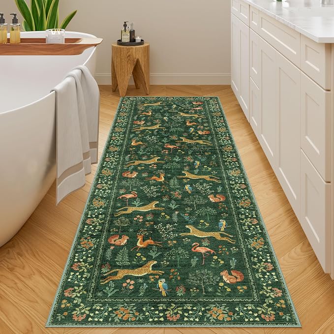 DUKINO 2x6 Rug for Hallway, Washable Kitchen Runner Rug - Image 8