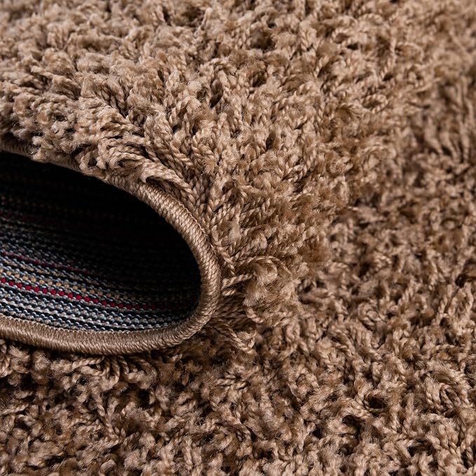 Unique Loom Solid Shag Collection Area Rug - Image 7