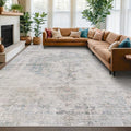 Modern Farmhouse Area Rug for Living Room by HazoHaus