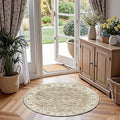 jinchan Fiora Round Rug 4ft Area Rug by JINCHAN