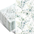 100 Pack Greenery Eucalyptus Paper Napkins by Wobeny