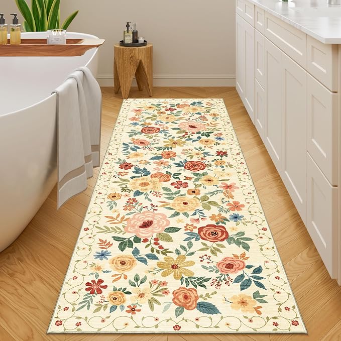 DUKINO 2x6 Runner Rug for Hallway, Washable Kitchen Runner Rug - Image 3