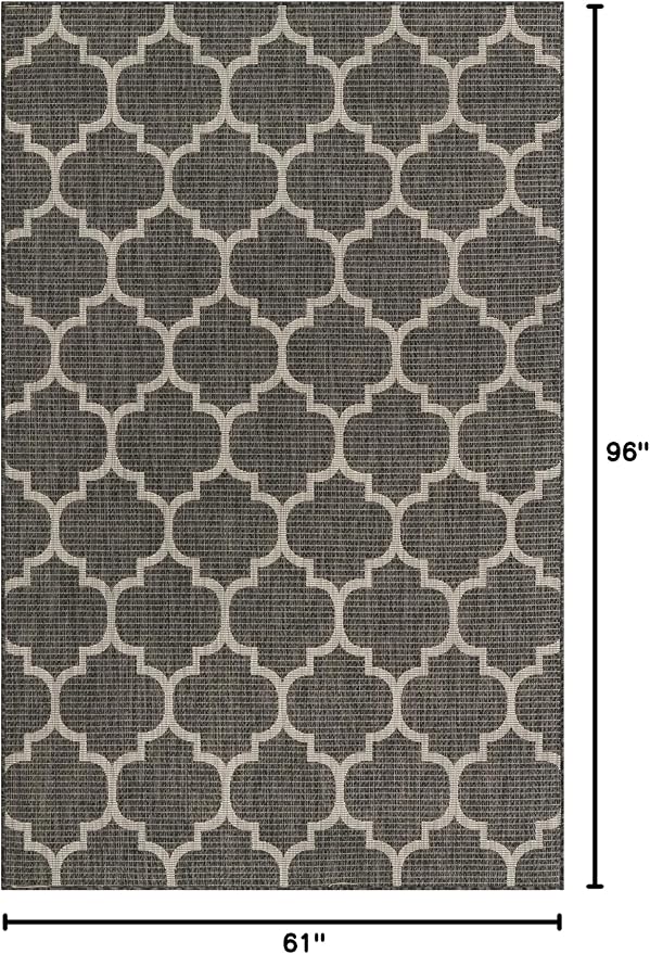 Unique Loom Outdoor Trellis Collection Area Rug - Image 2