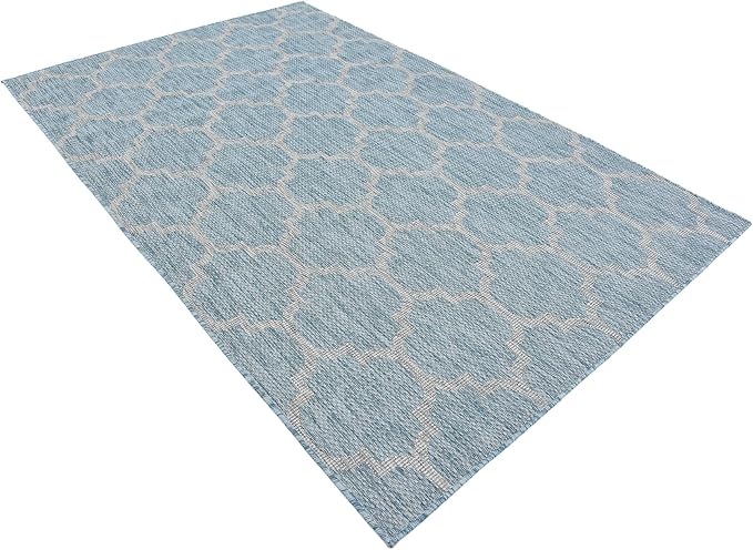 Unique Loom Outdoor Trellis Collection Area Rug - Image 5