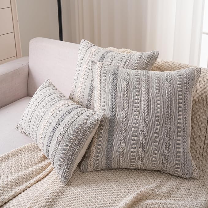 Boho Lumbar Pillow Covers 14x36 Long, Farmhouse Decorative Couch Pillow Cases - Image 5