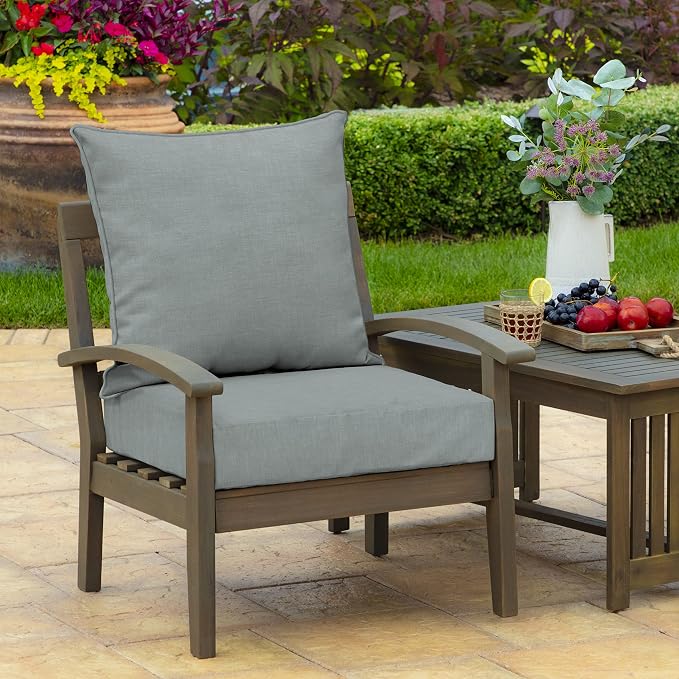 Arden Outdoor Deep Seat Cushion Set, 24 in x 24 in, Weather-Proof, Rain-Proof - Image 2