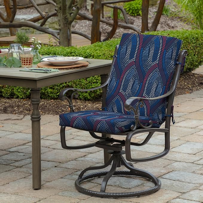 Arden Outdoor Dining Chair Cushion, 20 in x 20 in, Patio Cushion - Image 2
