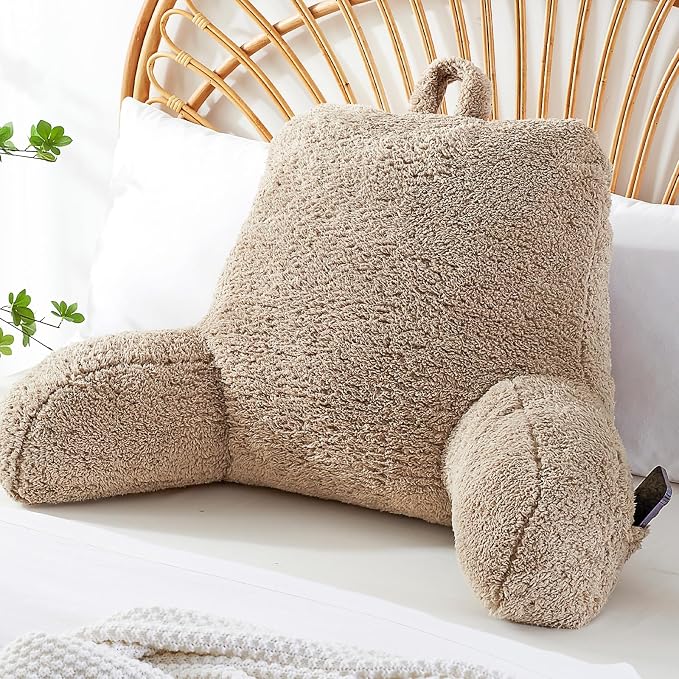 Reading Pillow for Sitting in Bed, Back Pillow Reading Pillow by StarAneer
