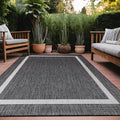 Bordered Outdoor Rug 5x7 Washable Outside Carpet by Unknown