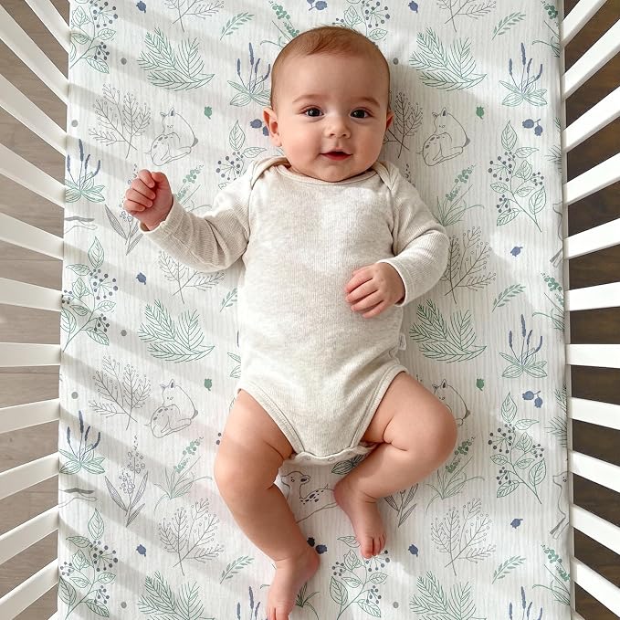 Muslin Mini Crib Sheets, 2 Pack - Image 2