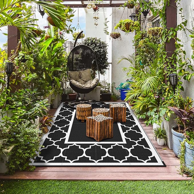 GENIMO 5' x 8' Outdoor Rug Waterproof - Image 3