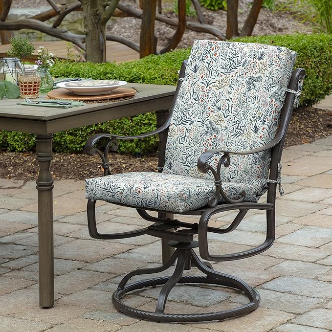 Arden Outdoor Dining Chair Cushion, 20 in x 20 in, Weather-Proof, Rain-Proof - Image 2