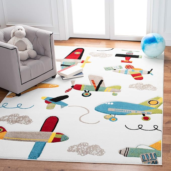 SAFAVIEH Carousel Kids Collection Accent Rug by SAFAVIEH