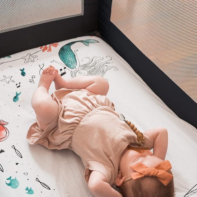 JumpOff Jo - Fitted Mini Crib Sheet - Image 8