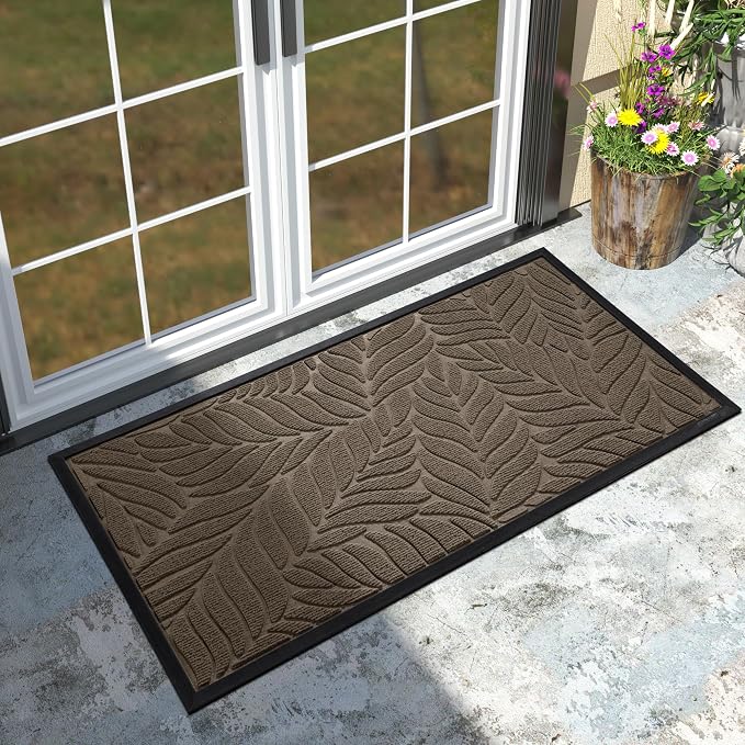 Yimobra 47x24 Large Door Mat Outdoor Indoor, All-Season Waterproof Door Mat by Yimobra
