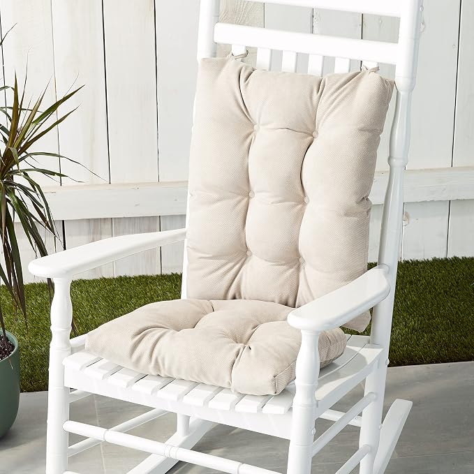 Klear Vu Omega Non-Slip Rocking Chair Cushion Set, Assembled in USA, Thick - Image 2