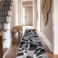 Rugshop Contemporary Abstract Circles Perfect by Rugshop