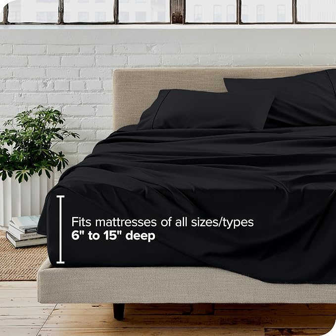 Bare Home Split Head Flex King Sheet Set - Image 6